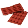 Cerf Dellier Moule silicone 16 ovales