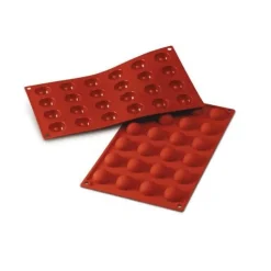 Cerf Dellier Moule silicone 24 pomponettes