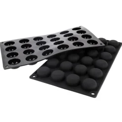 Cerf Dellier Moule silicone 24 pomponettes