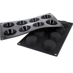 Cerf Dellier Moule silicone 8 tartelettes 6 cm