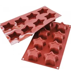 Cerf Dellier Moule silicone 8 étoiles