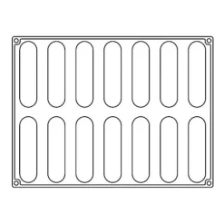 Cerf Dellier Moule silicone Confy Pavoni
