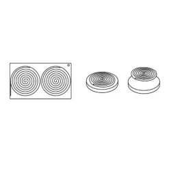 Cerf Dellier Moule silicone Ipnosi moyen Pavoni