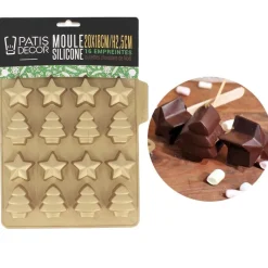Cerf Dellier Moule sucette chocolat de Noël