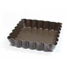 Cerf Dellier Moules à tartelettes carrés antiadhésifs (x6)