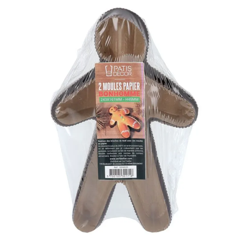 Cerf Dellier Moules de cuisson bonhomme (x2)