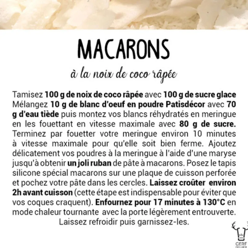 Cerf Dellier Noix de coco râpée fine 250 g