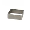 Cerf Dellier Nonnette carrée inox 80 x 80 mm