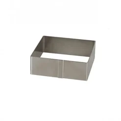 Cerf Dellier Nonnette carrée inox 80 x 80 mm
