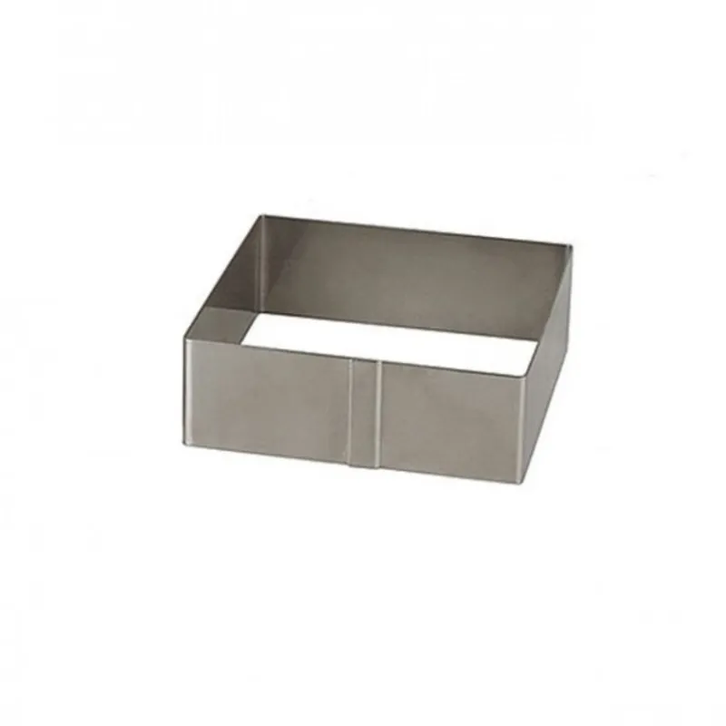 Cerf Dellier Nonnette carrée inox 80 x 80 mm