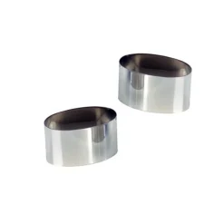 Cerf Dellier Nonnette ovale inox 7 x 4,5 cm