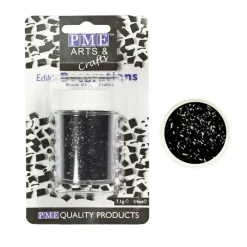 Cerf Dellier Paillettes irisées noires PME (7 g)