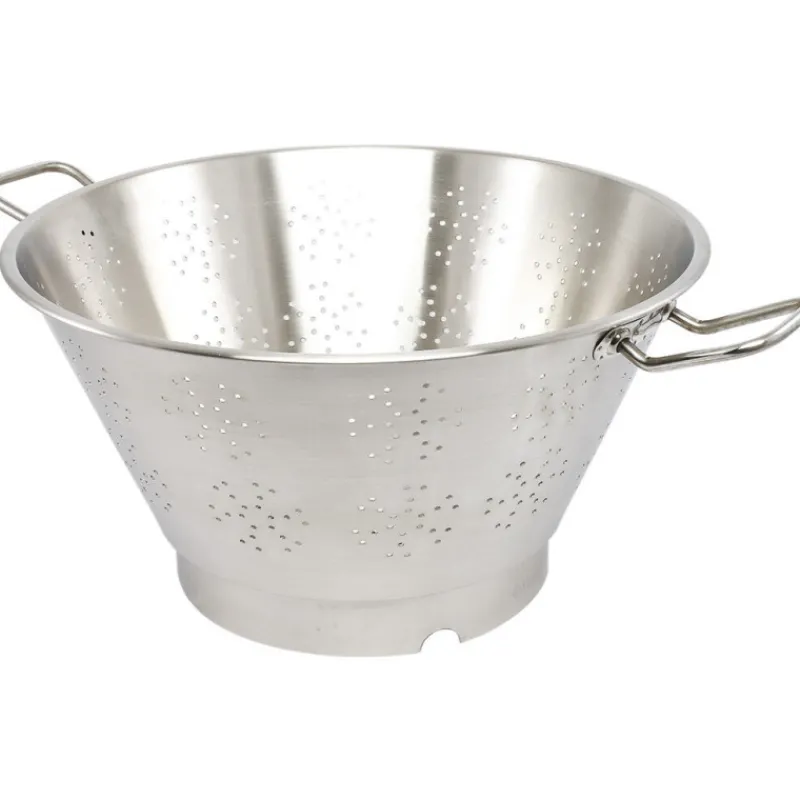 Cerf Dellier Passoire conique inox fond cerclé 45 cm