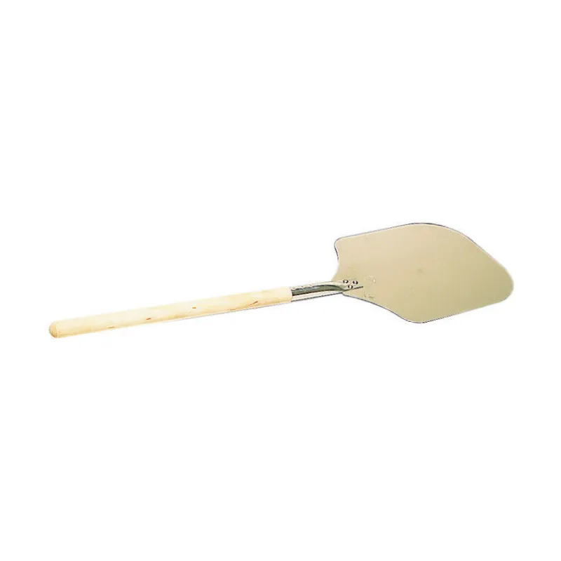 Cerf Dellier Pelle à pizza aluminium 35x30 cm manche bois longueur totale 132,5 cm