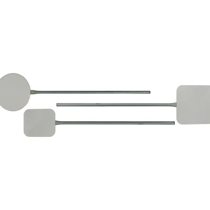 Cerf Dellier Pelle à pizza inox avec manche 92,5 cm ronde 31 cm