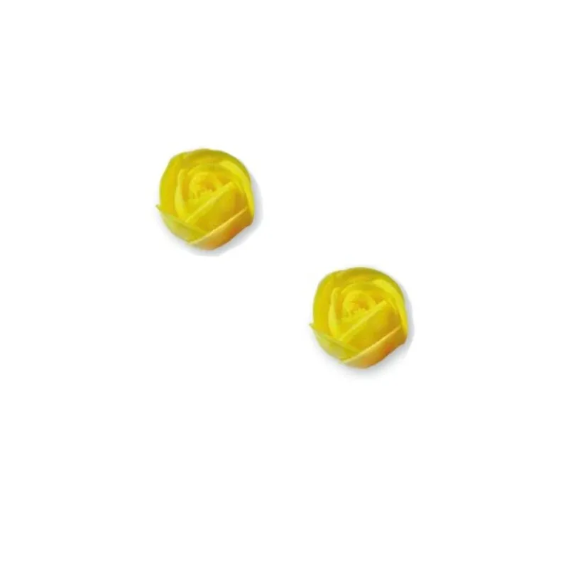 Cerf Dellier Petite rose jaune en azyme (x12)