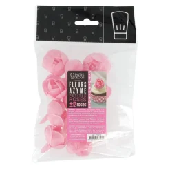 Cerf Dellier Petites roses roses en azyme x12