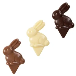Cerf Dellier Pic lapins 3 chocolat (x90)