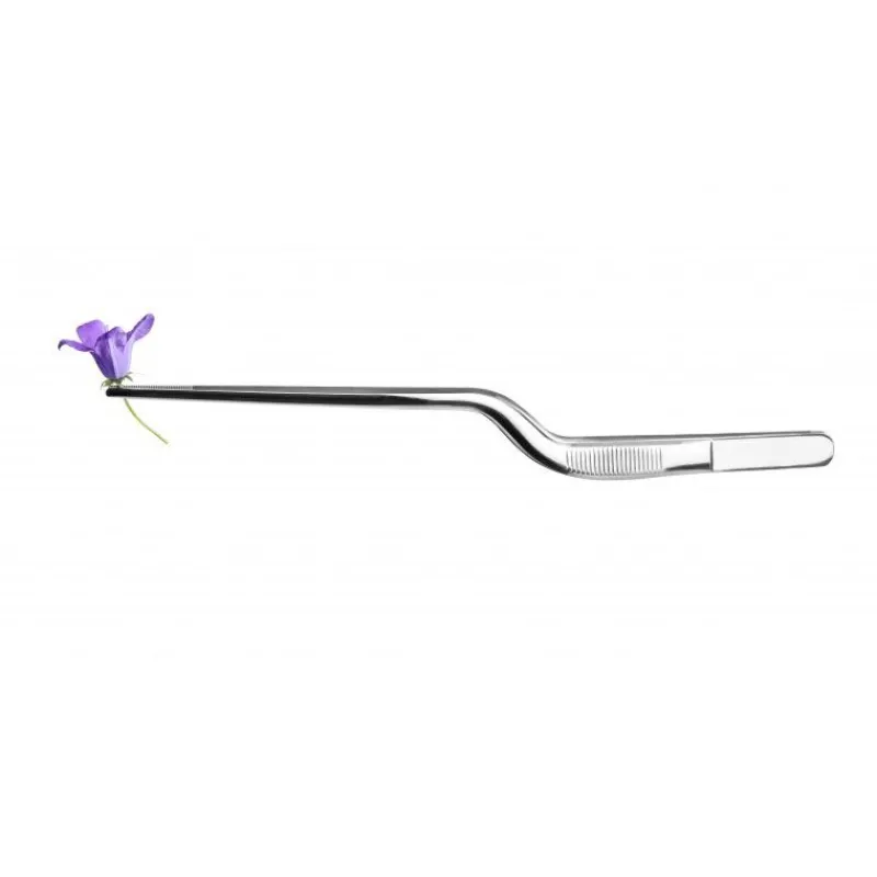Cerf Dellier Pince à dresser courbée inox 16 cm
