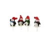 Cerf Dellier Pingouins assortis sur pique (x30)