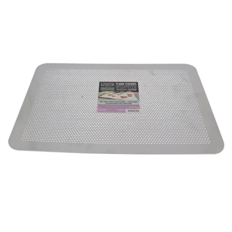 Cerf Dellier Plaque pâtisserie plate perforée alu 40 x 30 cm