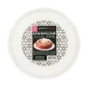 Cerf Dellier Plateau dentelle rond blanc