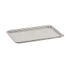 Cerf Dellier Plateau pâtissier inox bords ronds 31 cm
