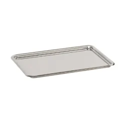 Cerf Dellier Plateau pâtissier inox bords ronds 24 cm