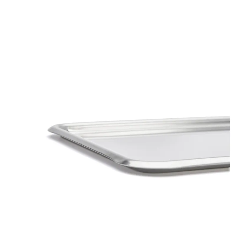Cerf Dellier Plateau pâtissier inox bords ronds 24 cm
