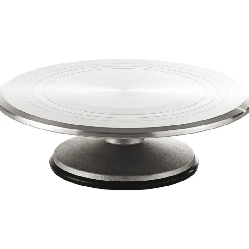 Cerf Dellier Plateau tournant aluminium 32x9,5 cm