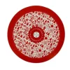 Cerf Dellier Plateau tournant verre Noël 28 cm
