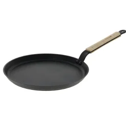 Cerf Dellier Poêle à crêpes anti-adhésive CHOC B BOIS De Buyer Ø 26 cm