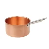 Cerf Dellier Poêlon à sucre cuivre queue froide inox bord verse-franc 16 cm
