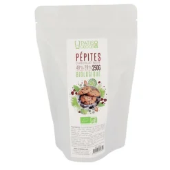 Cerf Dellier Pépites de chocolat noir Bio 60 % - 250 g - DDM 01/25