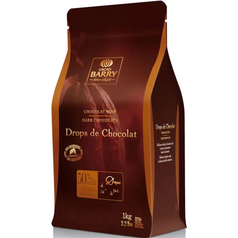 Cerf Dellier Pépites de chocolat noir drops 1 Kg