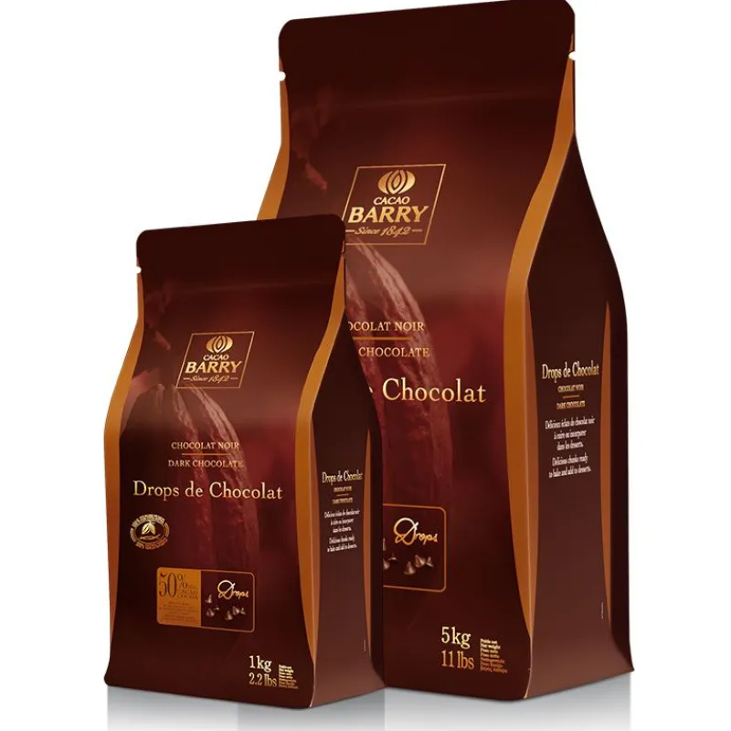 Cerf Dellier Pépites de chocolat noir drops 1 Kg