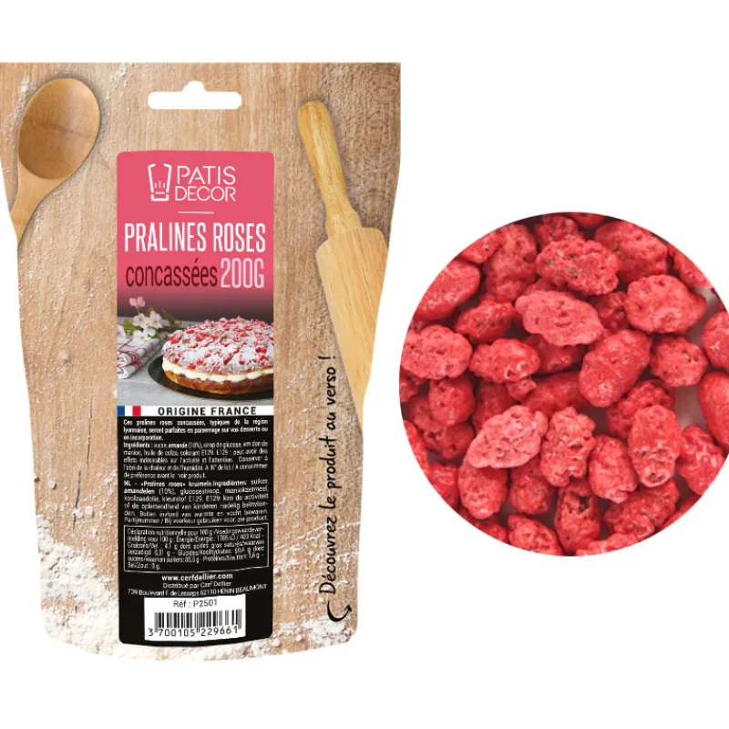 Cerf Dellier Pralines roses concassées 200 g