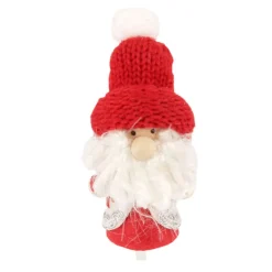 Cerf Dellier Père Noël bonnet rouge