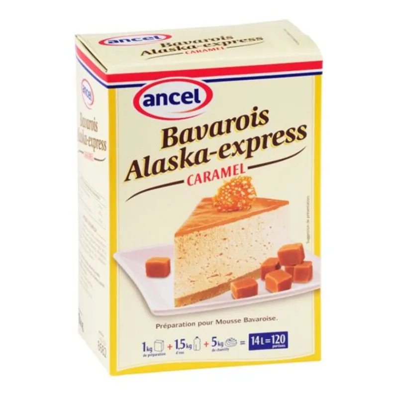 Cerf Dellier Préparation bavarois caramel Alaska 1 kg
