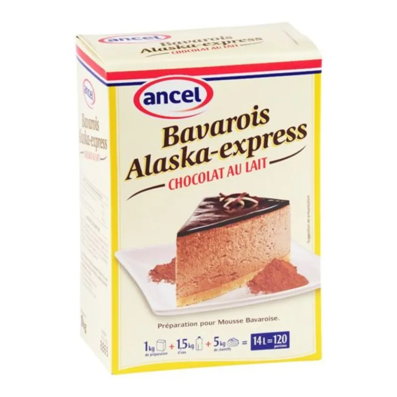 Cerf Dellier Préparation bavarois chocolat au lait Alaska 1 kg