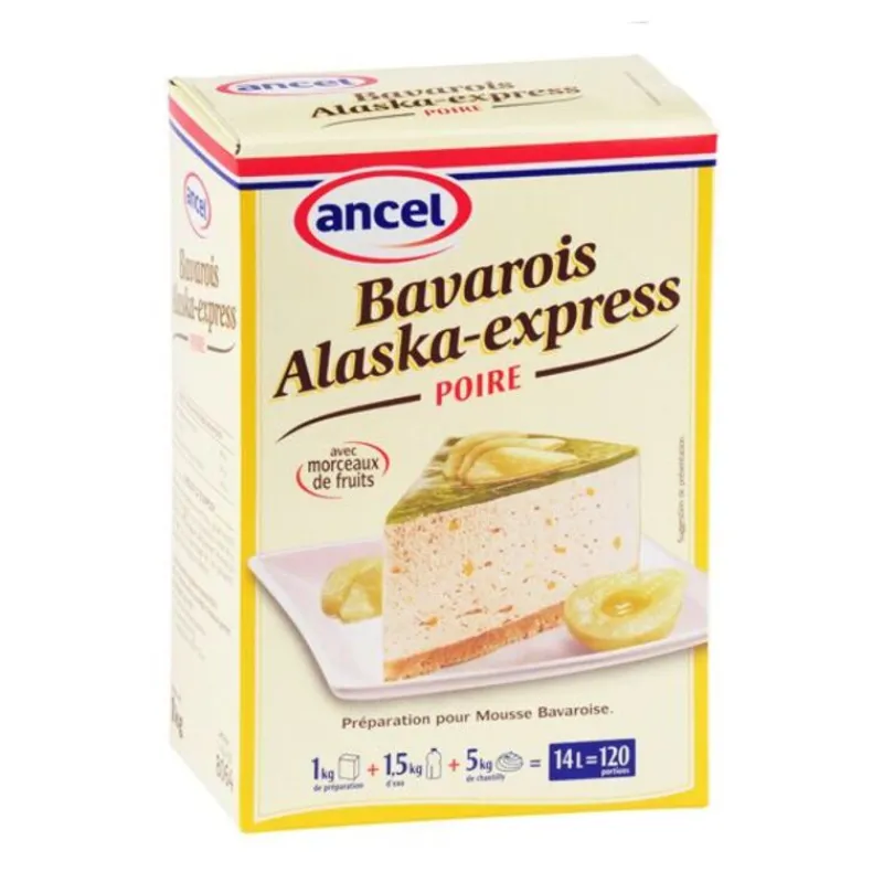 Cerf Dellier Préparation bavarois poire Alaska Express 1 kg