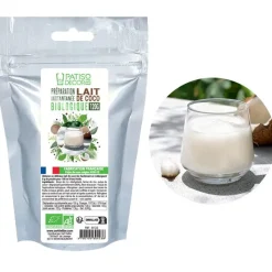 Cerf Dellier Préparation instantanée pour lait de coco biologique 120 g - DDM 08/24