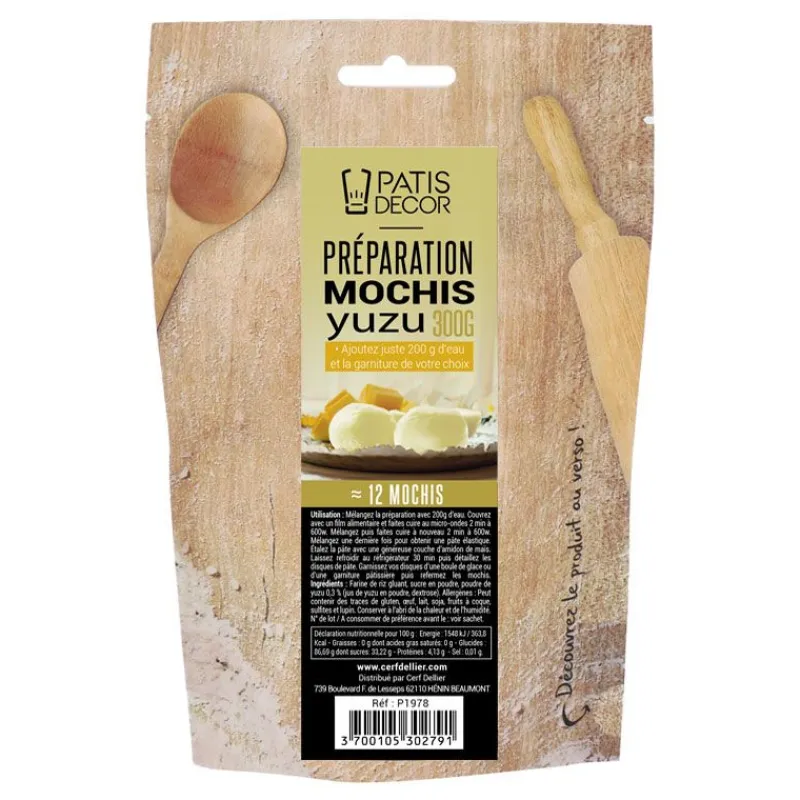 Cerf Dellier Préparation mochis yuzu 300 g