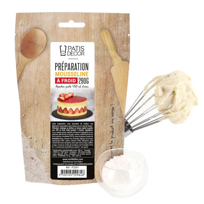 Cerf Dellier Préparation mousseline à froid 290 g