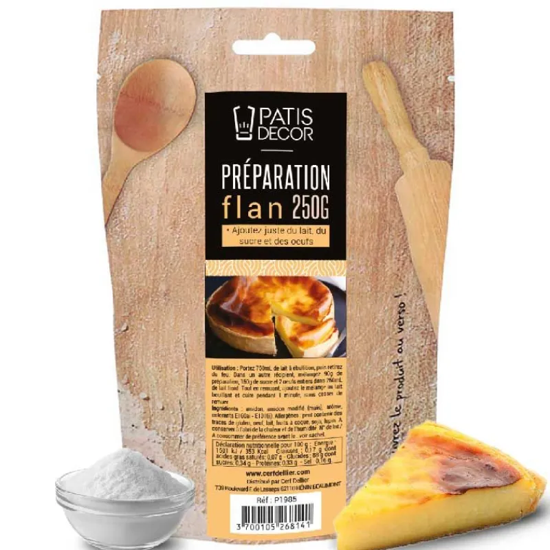 Cerf Dellier Préparation pour flan 250 g