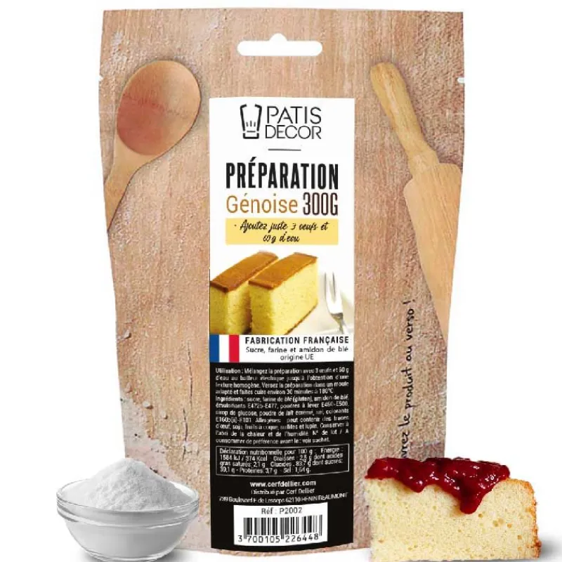 Cerf Dellier Préparation pour génoise 300 g