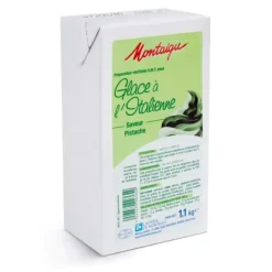 Cerf Dellier Préparation UHT pour glace à l'italienne - saveur pistache - 1,1 kg