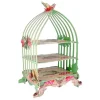 Cerf Dellier Présentoir cage à oiseaux vert