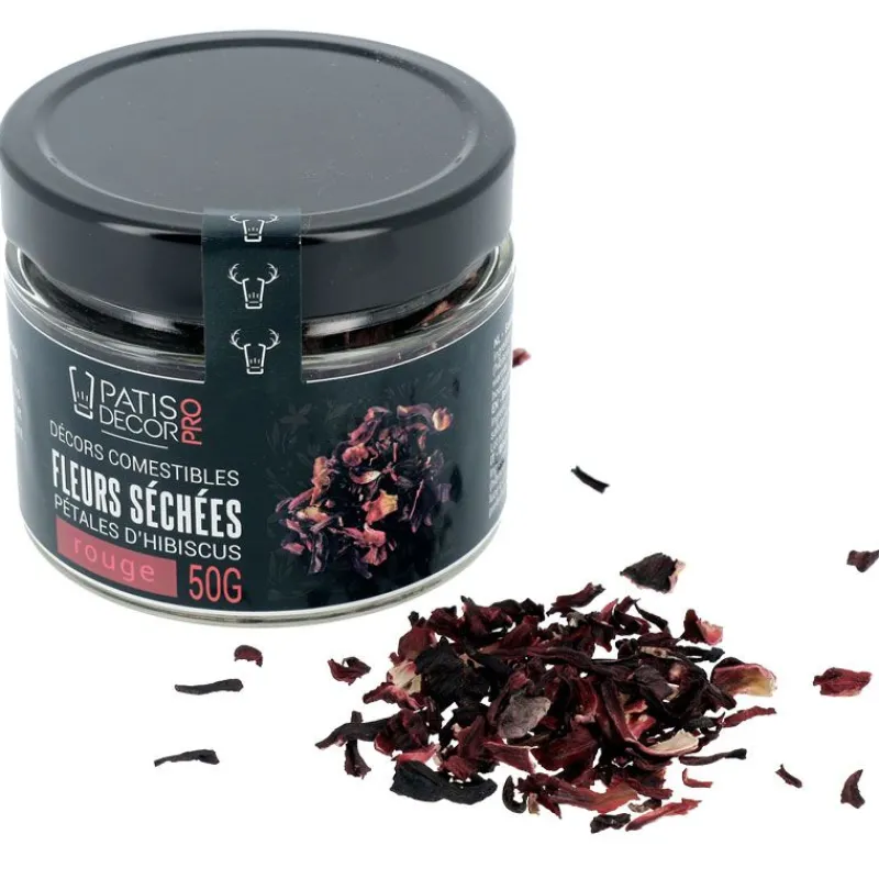 Cerf Dellier Pétales d'hibiscus rouges séchées 50 g