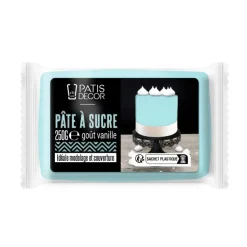 Cerf Dellier Pâte à sucre bleu ciel 250 g - DDM 12/24